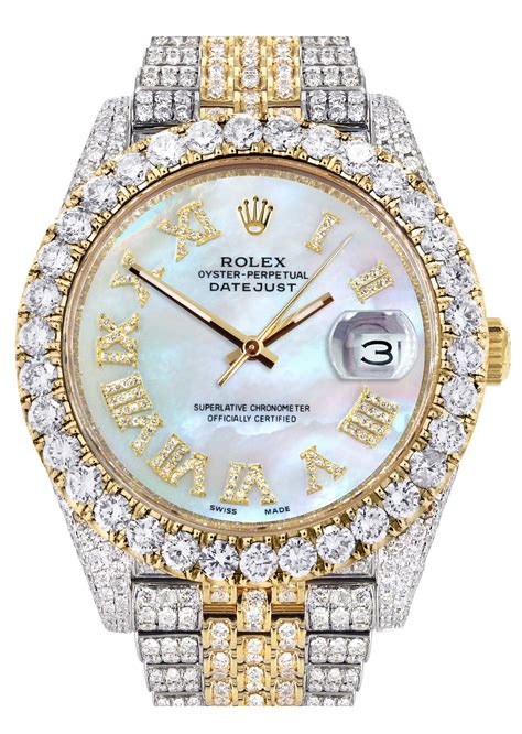 rolex de diamantes|rolex diajust.